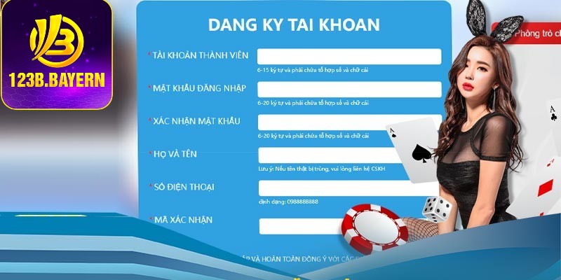 Mọi thông tin đăng ký tài khoản cần chuẩn xác